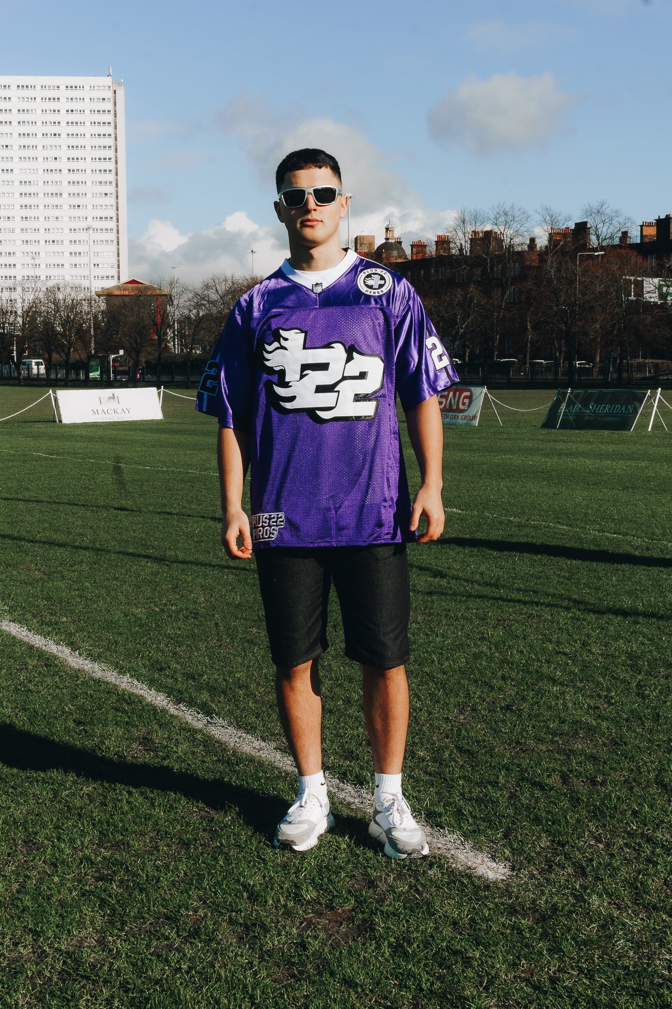 American football jersey - Purple